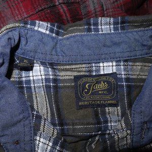 XL Green & Blue Flannel